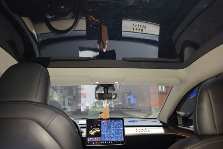 Used Tesla Model Y 2021 Standard Range Rear-Wheel Drive Version Headliner