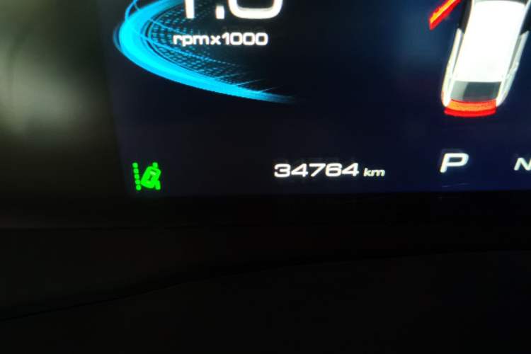 Used Haval F7x 2021 1.5T Two-Wheel Drive Smart & Trendy Edition Odometer Close Up