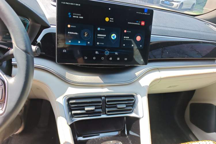 Used BYD Song PLUS New Energy 2021 DM-i 110KM Flagship PLUS Audio And AC Panel