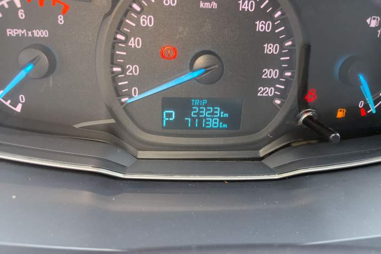 Used Ford Escort 2017 Revised Version 1.5L Automatic Comfort Edition Odometer Close Up