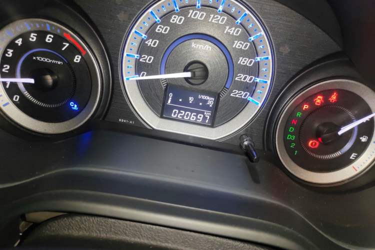 Used Honda City Classic 2012 1.5L Automatic Elite Edition Odometer Close Up