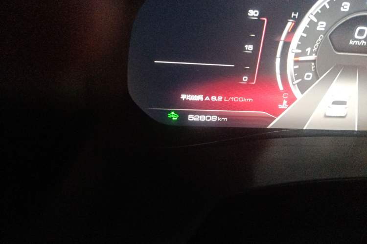 Used Haval F7x 2019 1.5T Two-Wheel Drive Intelligent Technology Edition Odometer Close Up