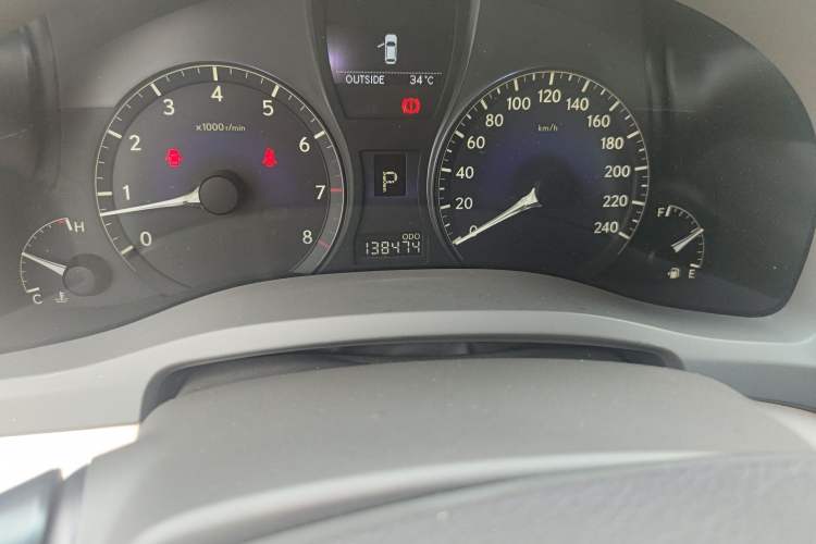 Used Lexus RX Classic 2009 350 Luxury Edition Odometer Close Up