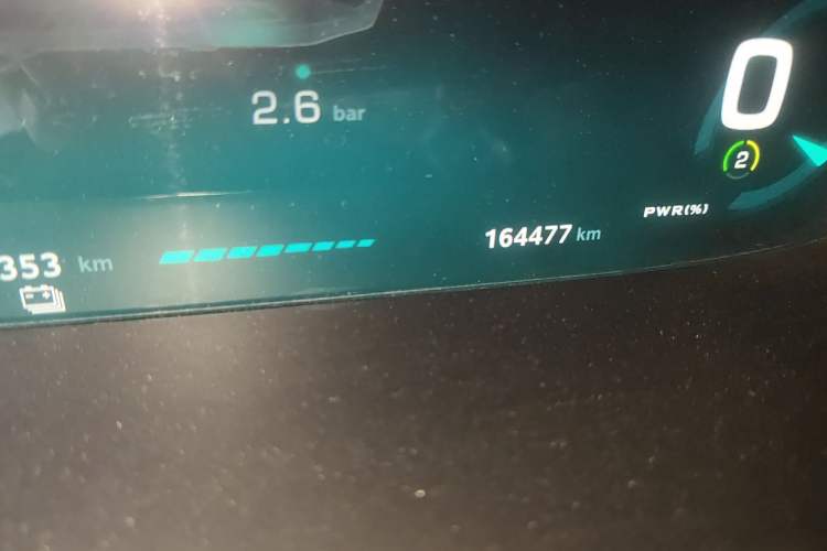 Used Roewe RX5 New Energy 2017 ERX5 EV400 Electric Internet Supreme Edition Odometer Close Up