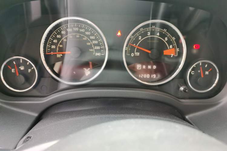 Used Jeep Compass 2014 Revised Version 2.4L Four-Wheel Drive Comfort Edition Odometer Close Up