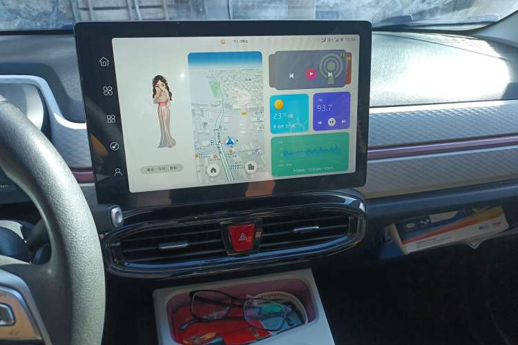 Used SOL E10X 2022 Flower Fairy Design Four-Leaf Clover Audio And AC Panel