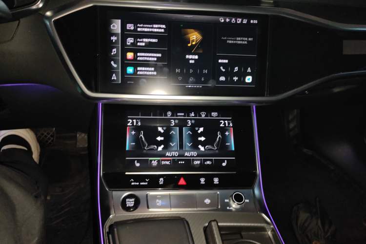 Used Audi A7 2022 45 TFSI Prestige Edition Audio And AC Panel