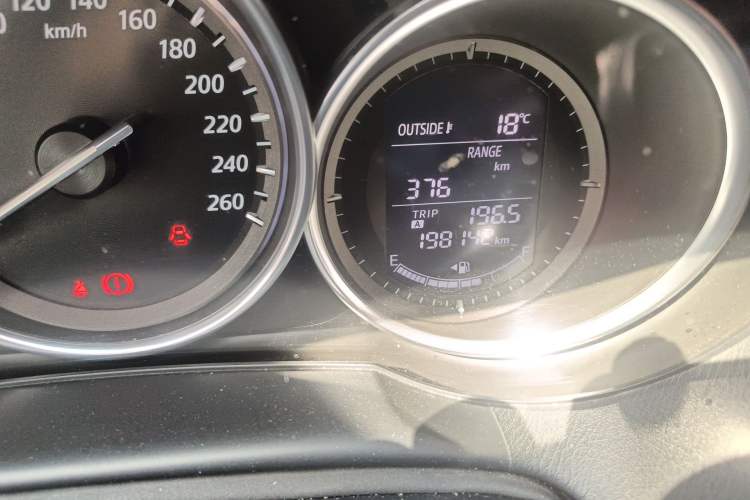 Used Mazda CX-5 2014 2.0L Automatic Two-Wheel Drive Urban Version Odometer Close Up