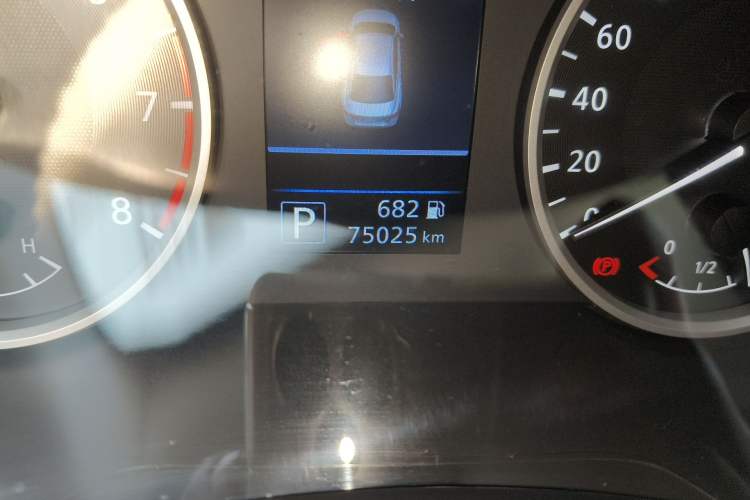 Used Nissan Sylphy 2022 1.6L XL CVT Enjoyment Edition Odometer Close Up