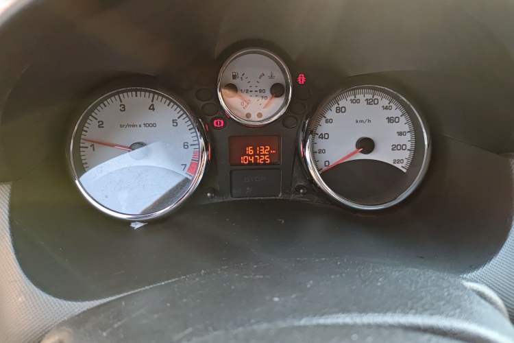 Used Peugeot 207 2011 Hatchback 1.4L Manual Yule Edition Odometer Close Up