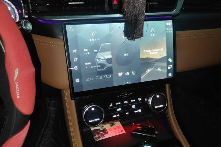 Used Jaguar XFL 2021 XFL 2.0T P250 Two-Wheel-Drive Elite Sport Edition Audio And AC Panel