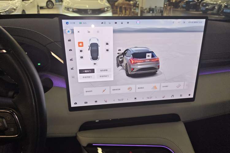 Used Zeekr 001 2024 YOU Edition 100 kWh All-Wheel Drive Audio And AC Panel