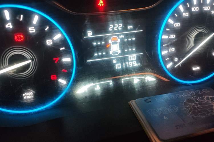 Used GAC Trumpchi GS4 2018 235T Manual Two-Wheel Drive Luxury Edition Odometer Close Up