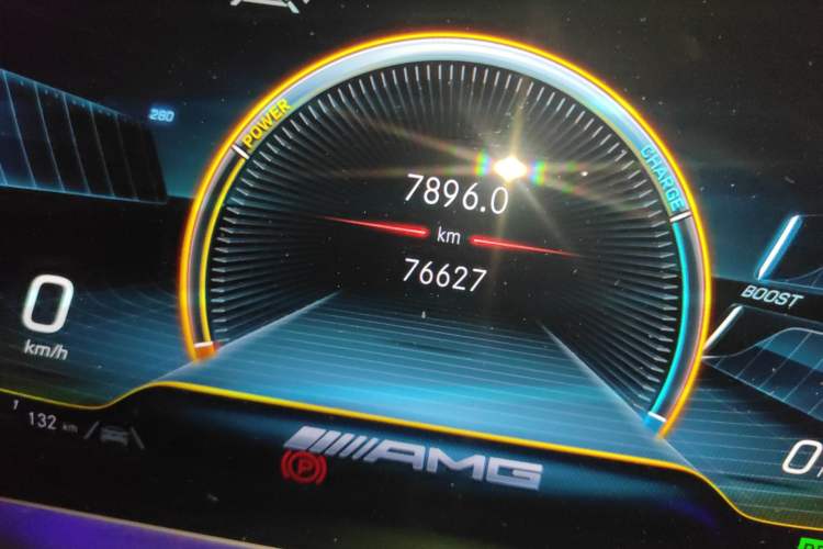 Used Mercedes-Benz GLE Coupe AMG 2020 AMG GLE 53 4MATIC+ Coupe SUV Odometer Close Up