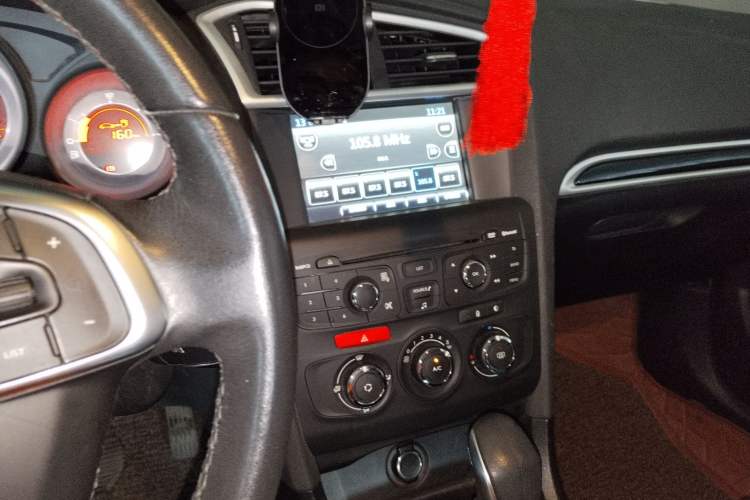 Used Citroen C4L 2014 1.8L Intelligent Drive Automatic Enjoyment Model Audio And AC Panel