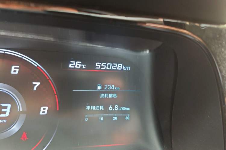 Used Hyundai Elantra 2022 1.5L CVT GLX Elite Edition Odometer Close Up