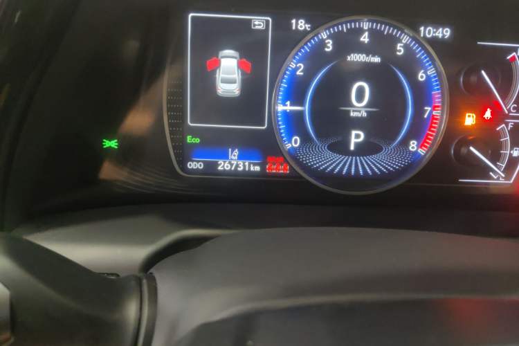 Used Lexus ES 2023 200 Excellence Edition Odometer Close Up