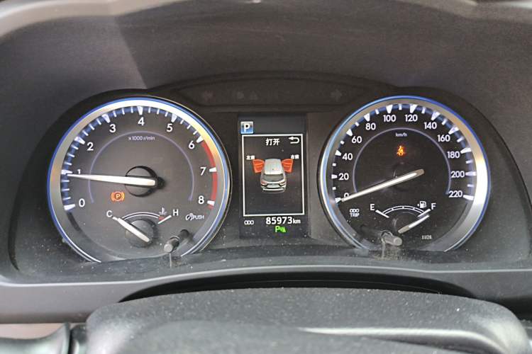 Used Toyota Highlander 2021 2.0T Four-Wheel Drive Prestige Version 7 Seats Instrument Cluster