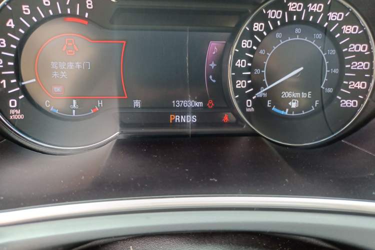 Used Lincoln MKX 2015 2.0T Four-Wheel Drive Luxury Edition Odometer Close Up