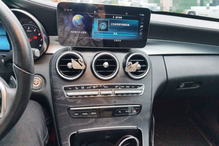 Used Mercedes-Benz C-Class 2019 C 260 L Sport Edition Audio And AC Panel