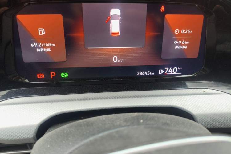 Used Volkswagen Golf 2021 280TSI DSG Pro Odometer Close Up