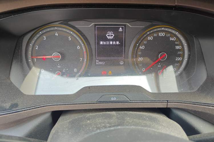 Used Volkswagen Tharu 2021 280TSI Two-Wheel Drive Comfort Edition Odometer Close Up