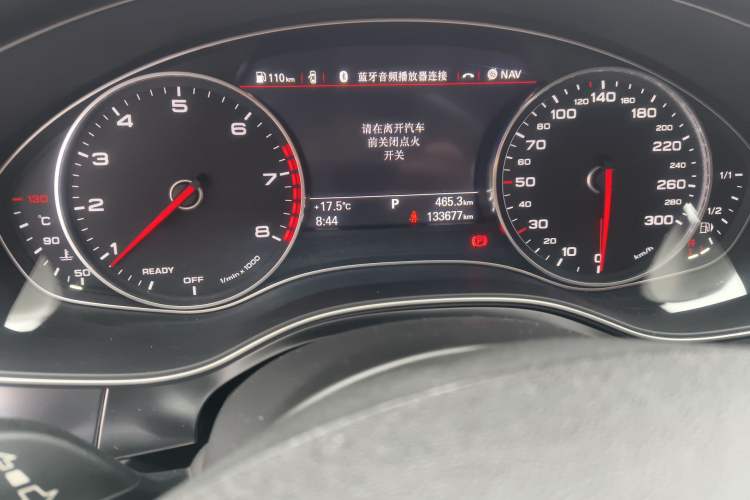 Used Audi A6L 2016 TFSI Technology Edition Odometer Close Up