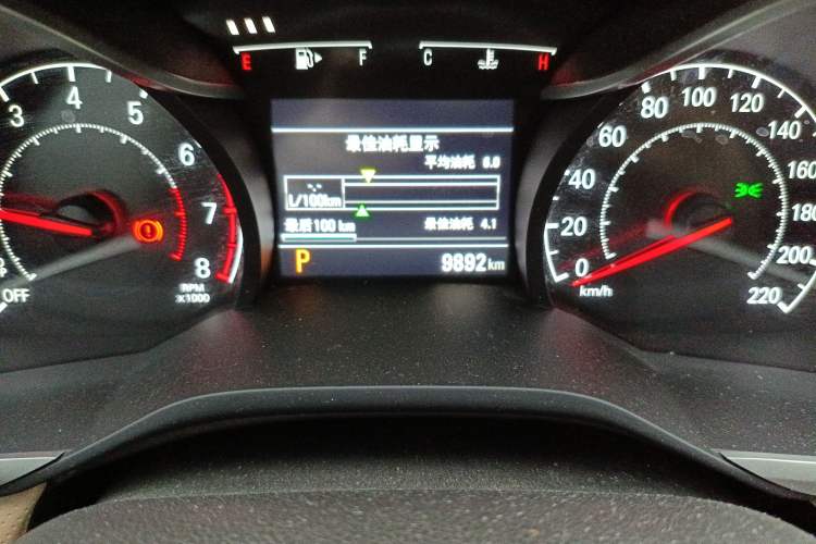 Used Chevrolet Monza 2022 320 Automatic Enjoyment Edition Odometer Close Up