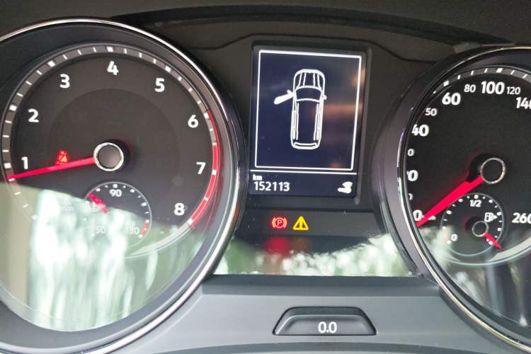 Used Volkswagen Teramont 2017 380TSI Four-Wheel Drive Luxury Edition Odometer Close Up