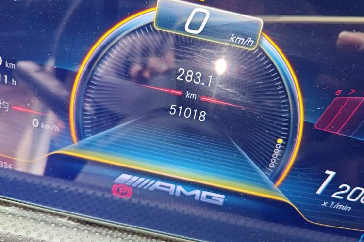 Used Mercedes-Benz CLA 2022 CLA 200 Shooting Brake Odometer Close Up