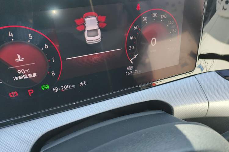 Used Volkswagen Lamando 2022 Lavida L 280TSI DSG Cool & Spicy Edition Odometer Close Up