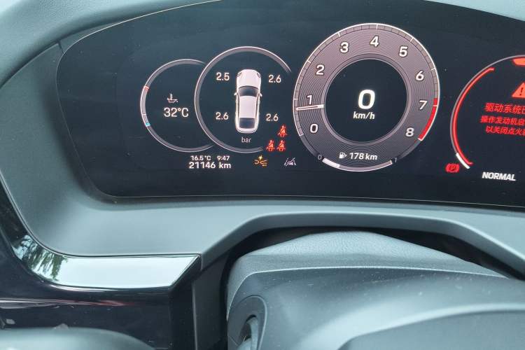 Used Porsche Panamera 2024 Panamera 2.9T Odometer Close Up