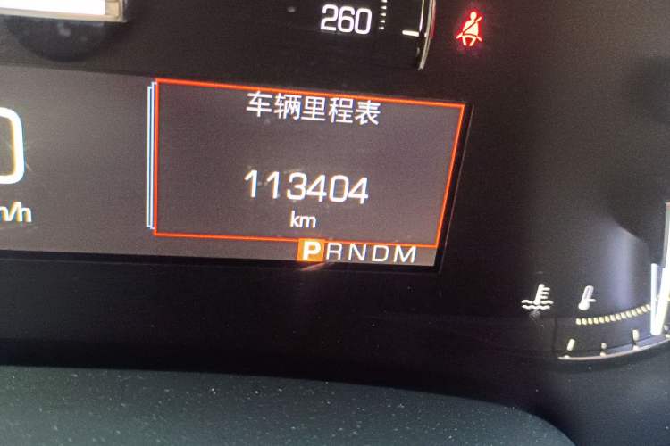 Used Cadillac XTS 2018 28T Tech Edition Odometer Close Up