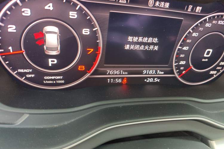 Used Audi Q5L 2020 Updated 40 TFSI Prestige Fashion Edition Odometer Close Up