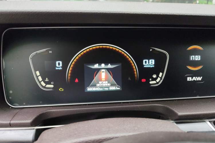 Used BAW Ruisheng Ace M7 2023 1.6L Long-wheelbase Ride-hailing Custom Version 7-seater Instrument Cluster