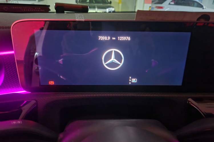 Used Mercedes-Benz A-Class 2020 A 200 L Sport Sedan Odometer Close Up