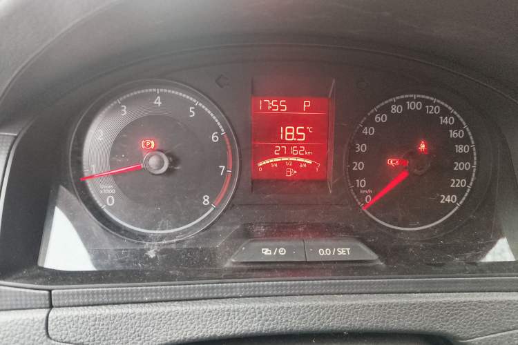 Used Volkswagen Santana 2019 1.5L Automatic Fashion Edition China VI Odometer Close Up