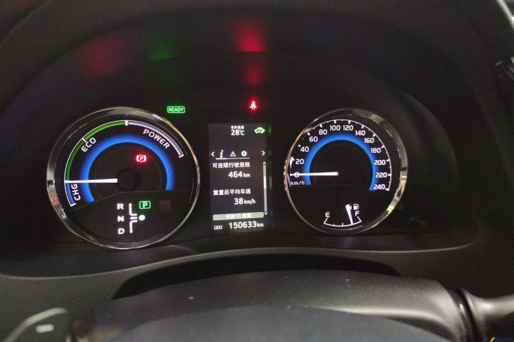 Used Toyota Levin 2017 Revised Dual-Engine 1.8H GS E-CVT Elite Sunroof Version China V Standard Instrument Cluster