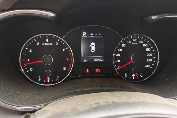 Used Kia K3 2016 1.6L Automatic GL Odometer Close Up