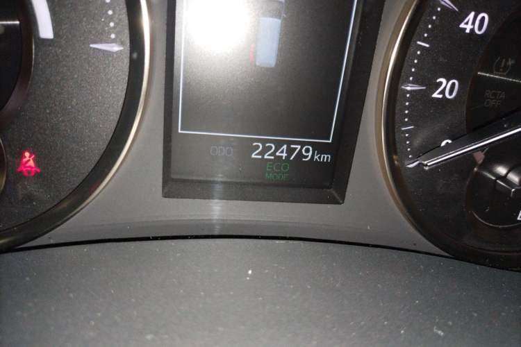 Used Toyota Alphard 2021 Dual-Engine 2.5L Luxury Edition Odometer Close Up