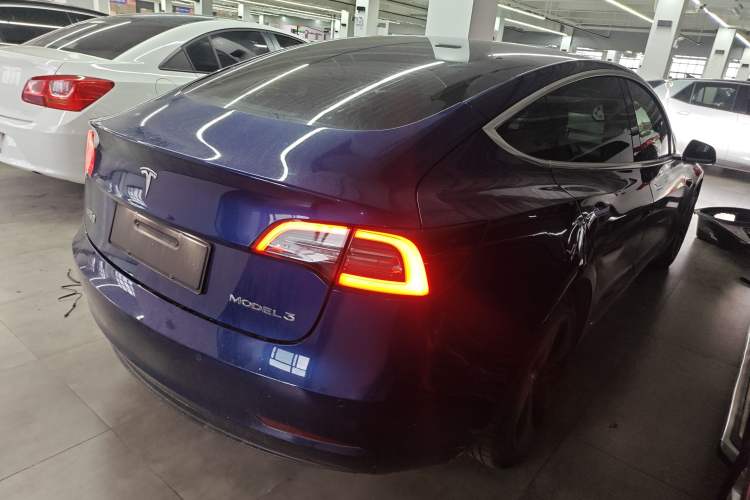 Used Tesla Model 3 2020 Standard Range Rear-Wheel Drive Upgraded Version Rear Right 45 Deg