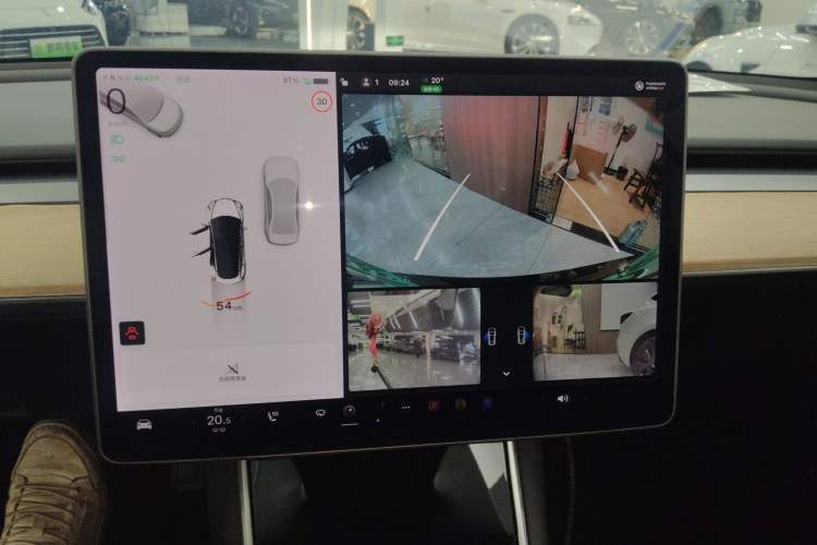 Used Tesla Model 3 2020 Standard Range Rear-Wheel Drive Upgraded Version Audio And AC Panel