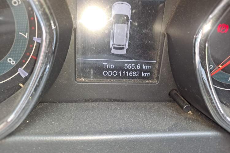 Used Lifan Auto Myway 2017 1.8L Manual Elite Model Odometer Close Up