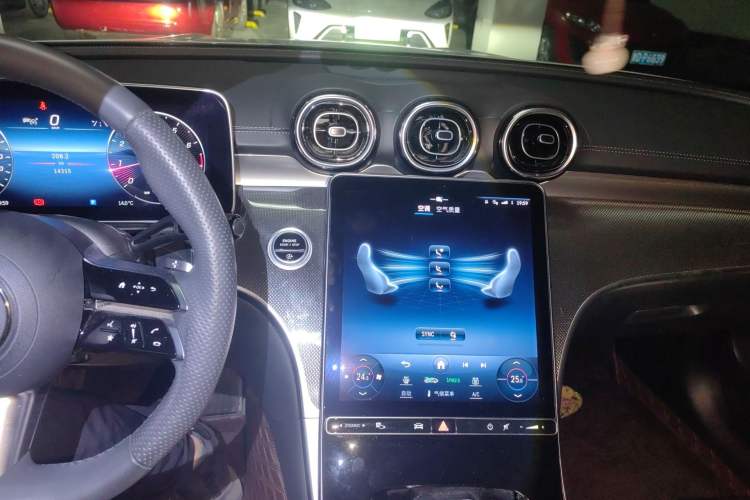 Used Mercedes-Benz C-Class 2023 Revised C 200 L Sport Edition Audio And AC Panel