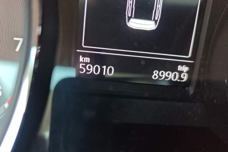 Used Volkswagen Teramont 2017 380TSI Four-Wheel Drive Luxury Edition Odometer Close Up