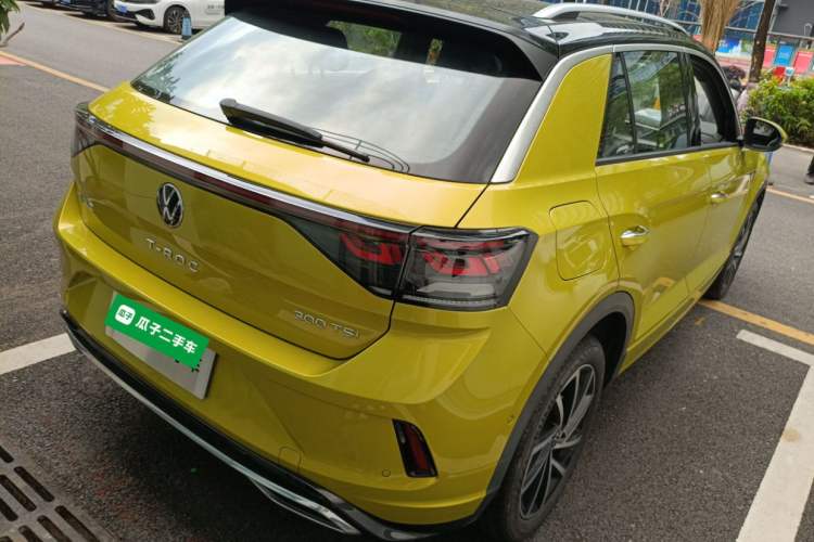 Used Volkswagen T-ROC 2023 300TSI DSG Two-Wheel Drive Starlight Edition Rear Right 45 Deg