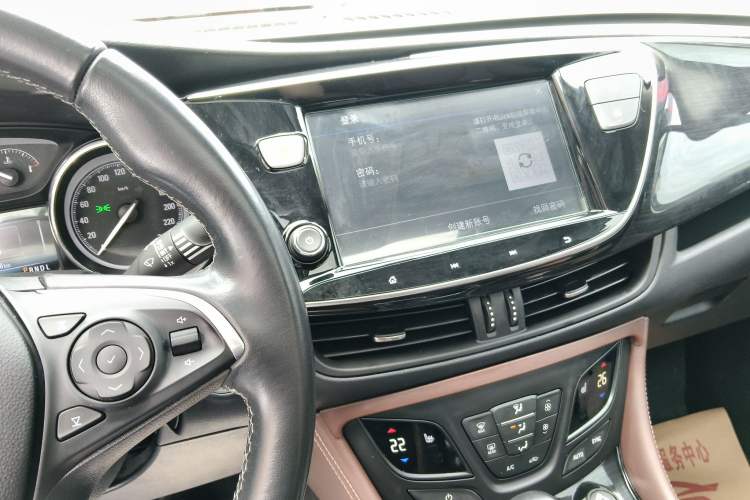 Used Buick Envision 2021 532T Two-Wheel-Drive Elite Version Audio And AC Panel