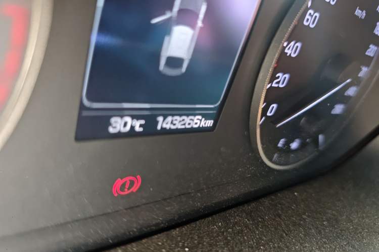 Used Hyundai Sonata 2017 1.6T GLS Smart Model Odometer Close Up