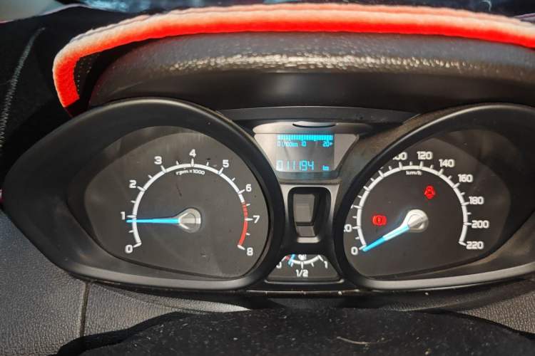 Used Ford EcoSport 2013 1.5L Manual Comfort Model Odometer Close Up