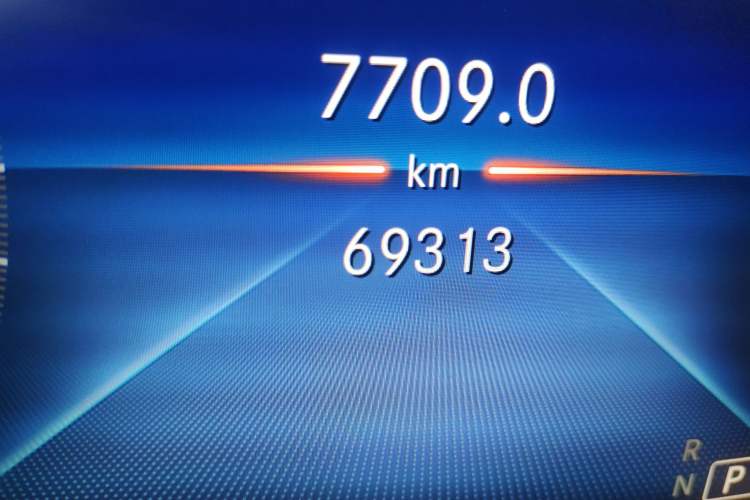 Used Mercedes-Benz GLC 2022 GLC 300 L 4MATIC Dynamic Model Odometer Close Up